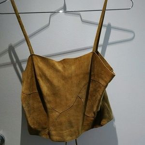 MARVYN paris suede  camisole